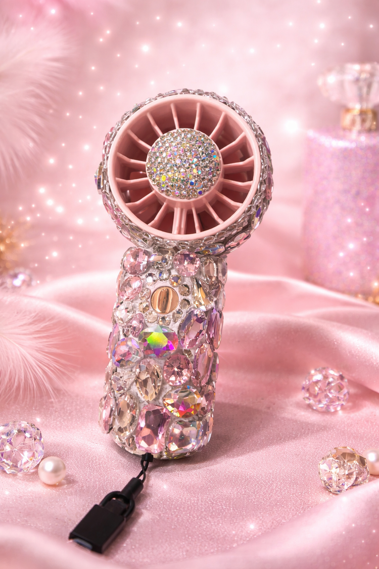 Glam Fan with Neck Strap