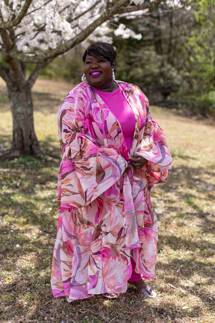 The Savola Kimono Hi-Lo Duster