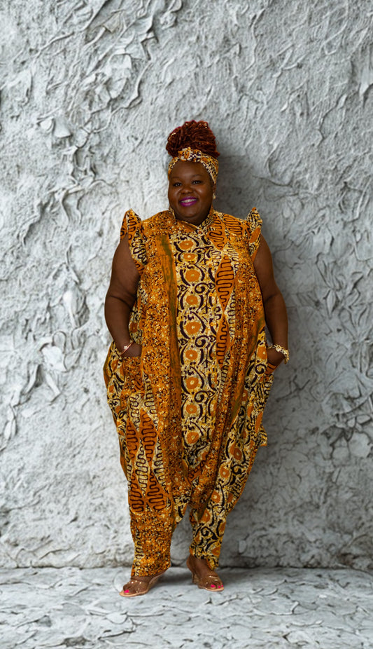 Karam's Ankara Jumpsuit