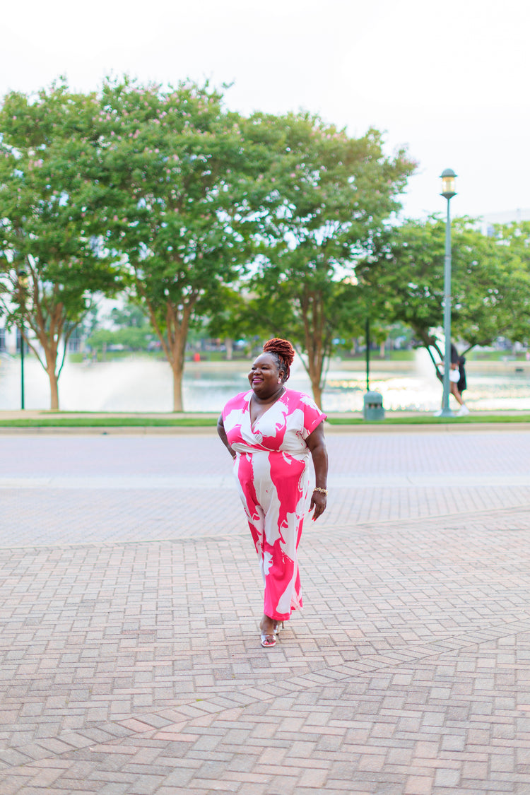The Pink Splatter Jumpsuit