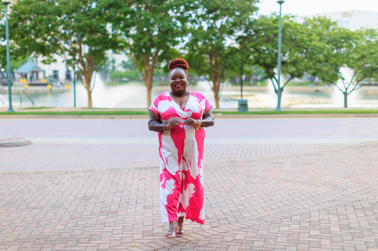 The Pink Splatter Jumpsuit