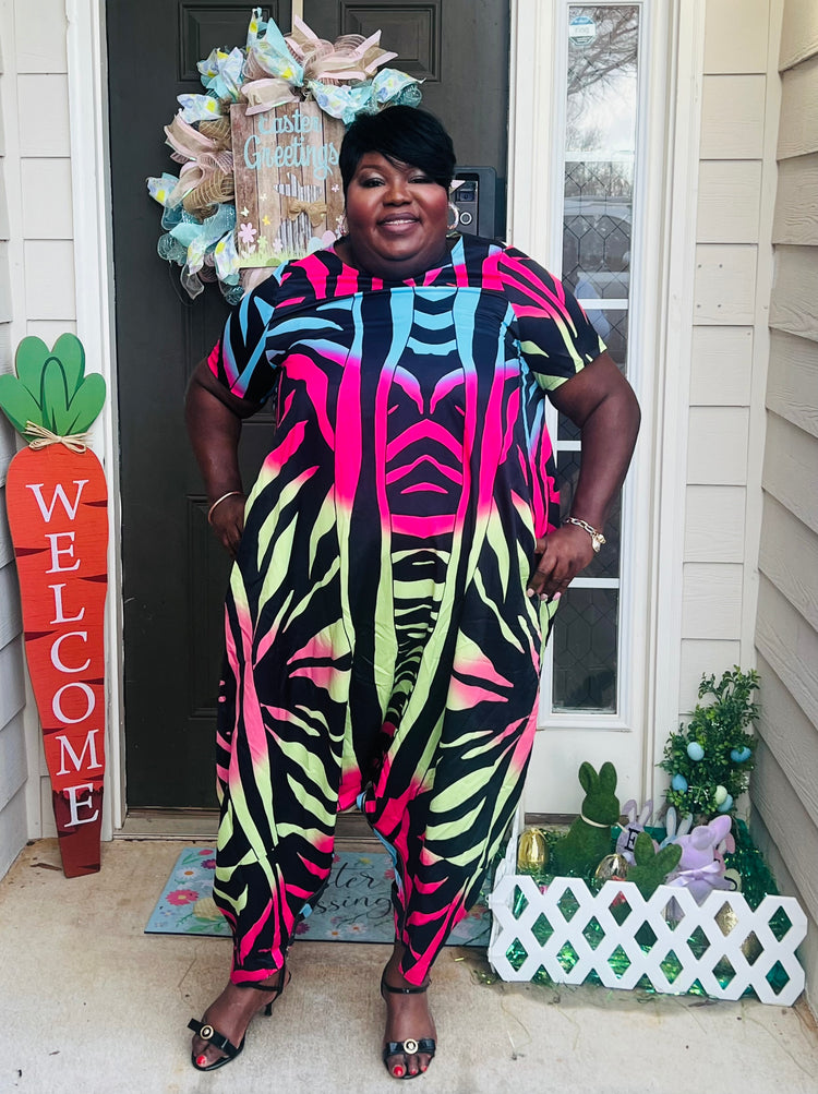 Animal Vibes Jumpsuit Dress