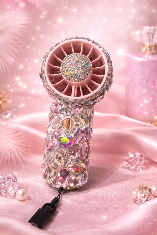 Glam Fan with Neck Strap